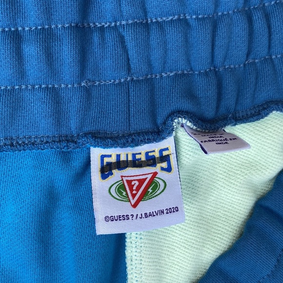 New GUESS X J BALVIN COLOR-BLOCKED SHORTS SZ 2XL - Picture 5 of 10